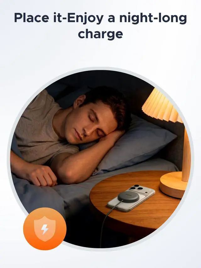 Alt view image 7 of 7 - Qi2 15W MagSafe Compatible Wireless Charging Pad