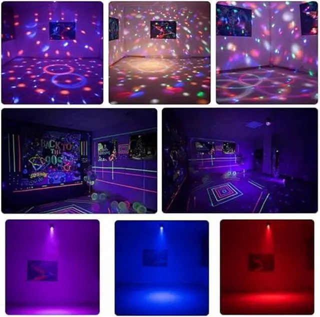 Alt view image 3 of 7 - Party Lights Disco Ball Light, LED 6 Color