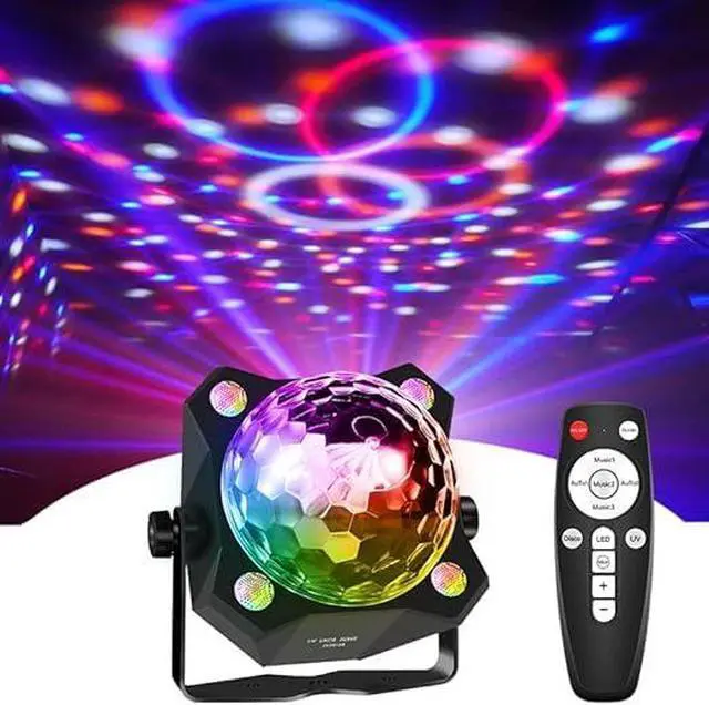 Alt view image 5 of 7 - Party Lights Disco Ball Light, LED 6 Color