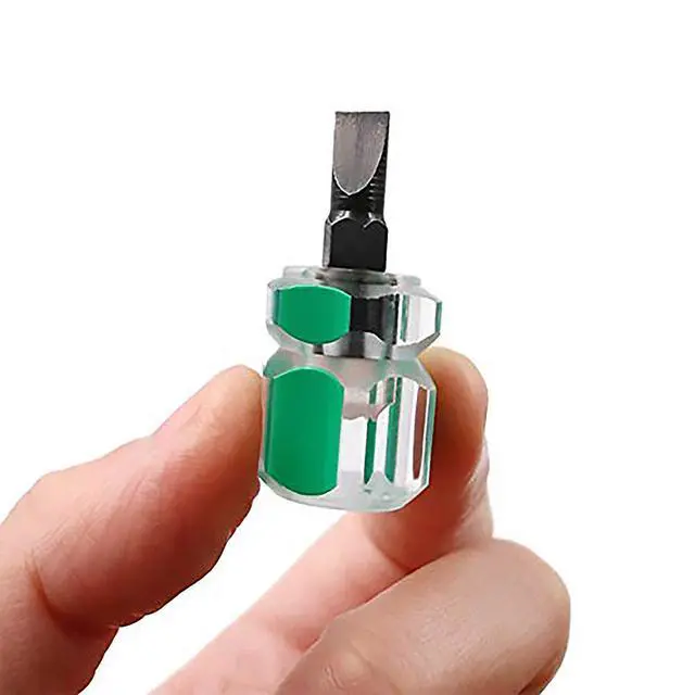 Alt view image 3 of 6 - Mini ultrashort flat head and Phillips small screwdriver set, sewing machine screwdriver tool concept