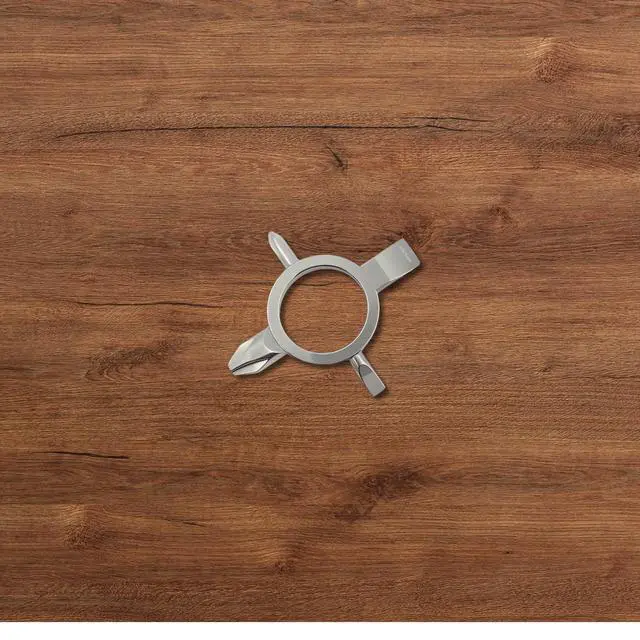 Alt view image 5 of 6 - Keychain with Phillips and Flat Head - Tiny EDC Pocket Tool (#1, #2)