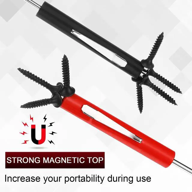 Alt view image 3 of 7 - 12 Pcs Pocket Screwdriver Magnetic Mini Tops and Pocket Clips with Single Blade Flat Head Small Screw Driver for Mechanical Electrician Electronics Technician, Red, Blue, Black