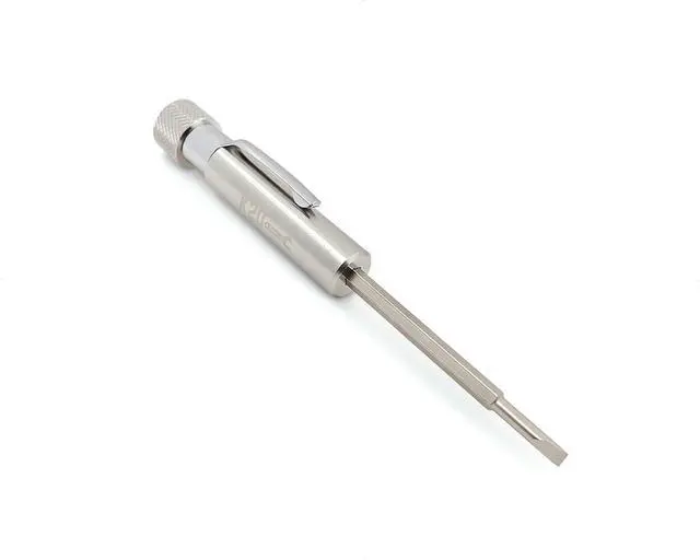 Alt view image 3 of 6 - Clip and Magnet - Phillips and Slotted-Flat Head - Small Tool with Magnetic Tip (Stainless Steel)