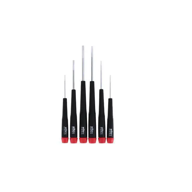 Alt view image 3 of 3 - 26090 Precision Slotted Screwdriver with Precision Handle, 6 Piece Set, multi, one size