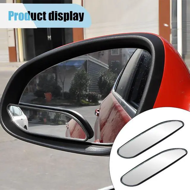 Alt view image 6 of 6 - 2 PCS Blind Spot Car Mirror, HD Glass Adjustable Car Side Mirror, Framed Wide-angle Blind Spot Mirror, Universal Convex Rear View Mirror for Cars, SUVs, Trucks and RVs (Rectangle)