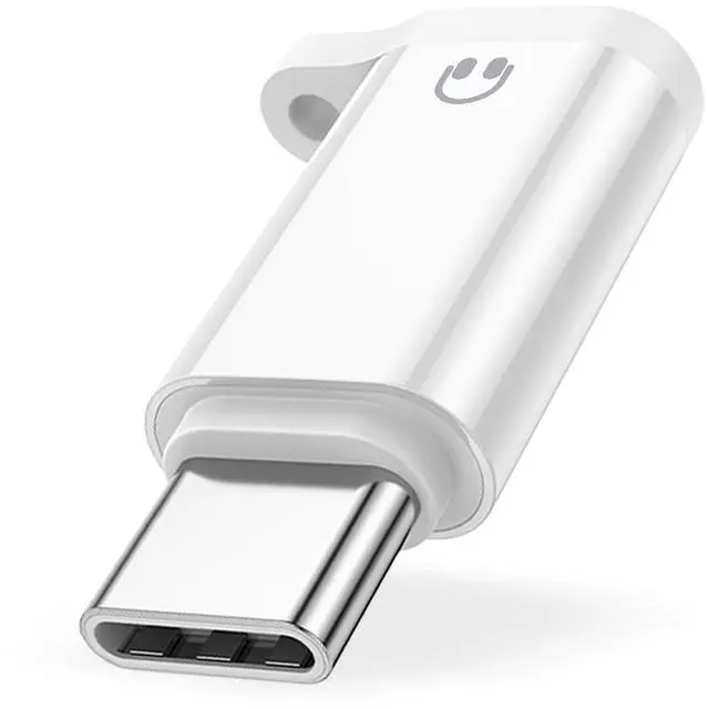 Main image of Headphone Adapter for iPhone Lightning to USB C Audio Adapter | USB-C Male to Lightning Female Earbuds Converter, Support Line Control & Calls, Not for Charging/Data Transfer