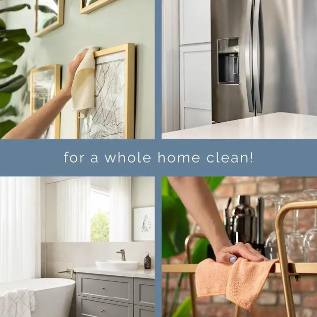 Alt view image 4 of 6 - Microfiber Cleaning Cloth, 50 Pack, 11.5" x 11.5", Assorted Colors | Cleaning Cloth for Home and Car, Reusable and Multi-Purpose Cleaning Rags, Machine Washable