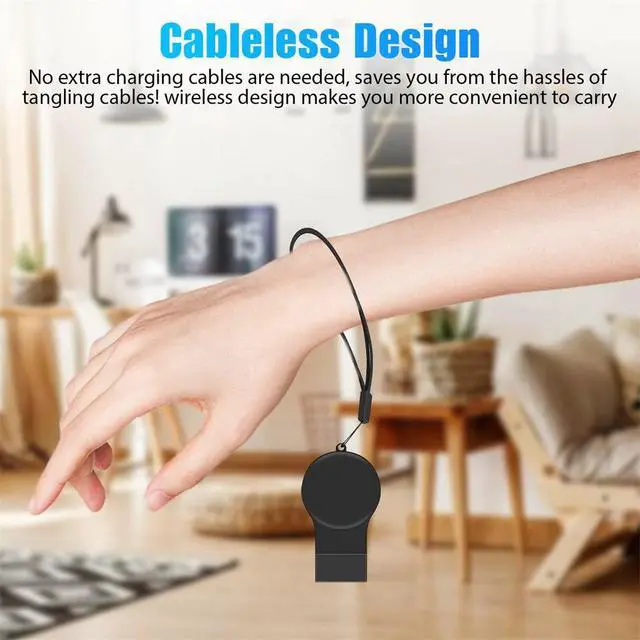 Alt view image 7 of 7 - Wireless Charger for Samsung Galaxy Watch 9 8 7 Ultra 6 Classic 5 Pro 4 Classic 3 Active 2 ultra2