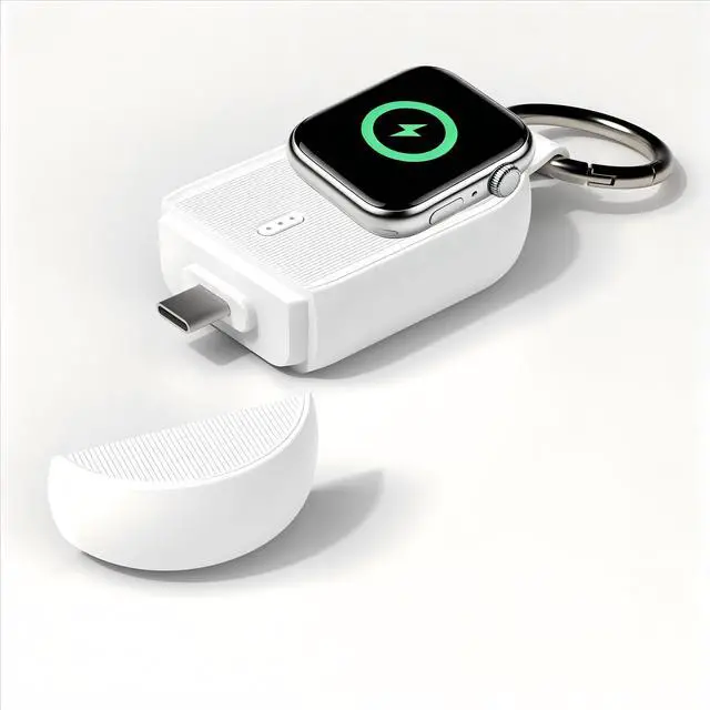 Main image of Portable Charger for Apple Watch 11,Magnetic Wireless iWatch Charger 1200mAh Power Bank,USB C Fast Charging for iWatch Accessories Keychain Travel Essential for Camping,RV,Car