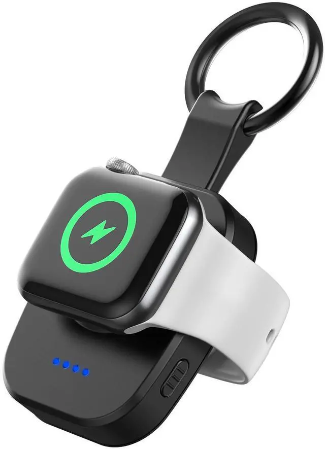 Main image of Wireless Portable Watch Charger for Apple Watch (1 Pack) | Keychain Design, Travel Pocket Szie,Magnetic Fast Charging for iWatch Series 11/10/9/8/7/6/5/4/3/2, Ultra1/2/3, SE1/2/3