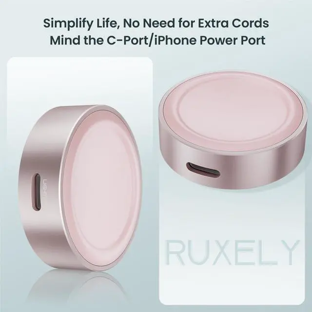 Alt view image 5 of 7 - Magnetic Charger 5W for Apple Watch 11,USB C iWatch Charger Adapter | Portable Wireless Charger with Type C & iPhone Power Port,Short Charging Cable for Apple Watch 10 9 8 7,Ultra 3,SE,38/45/46mm