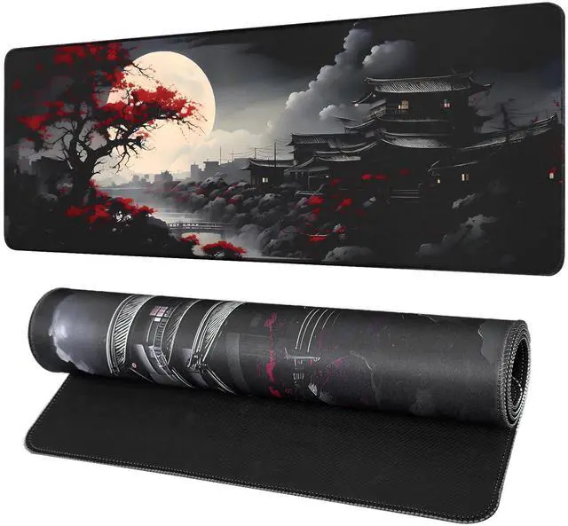 Main image of Mouse Pad Gaming Mousepad,Large Mousepads for Keyboard and Mouse with Non-Slip Rubber Base,Suitable for School,Office,Home,31.5 x 11.8 Inch