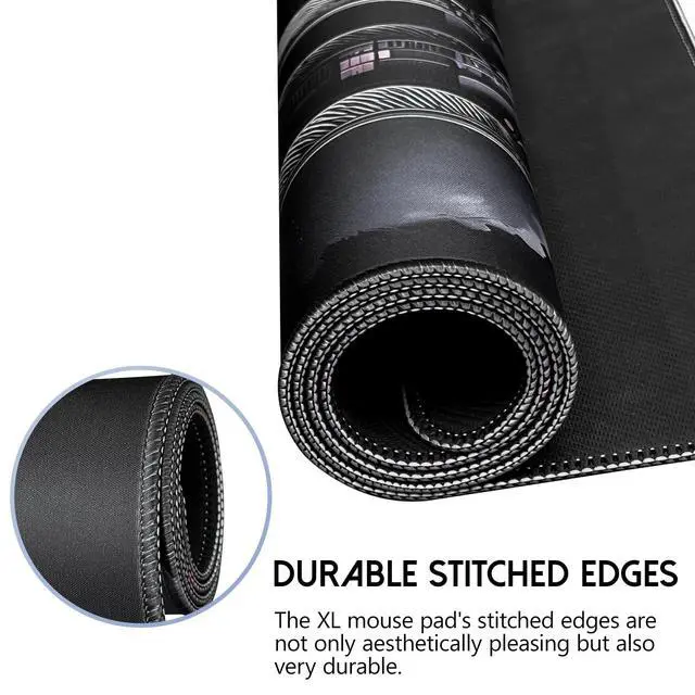 Alt view image 5 of 7 - Mouse Pad Gaming Mousepad,Large Mousepads for Keyboard and Mouse with Non-Slip Rubber Base,Suitable for School,Office,Home,31.5 x 11.8 Inch