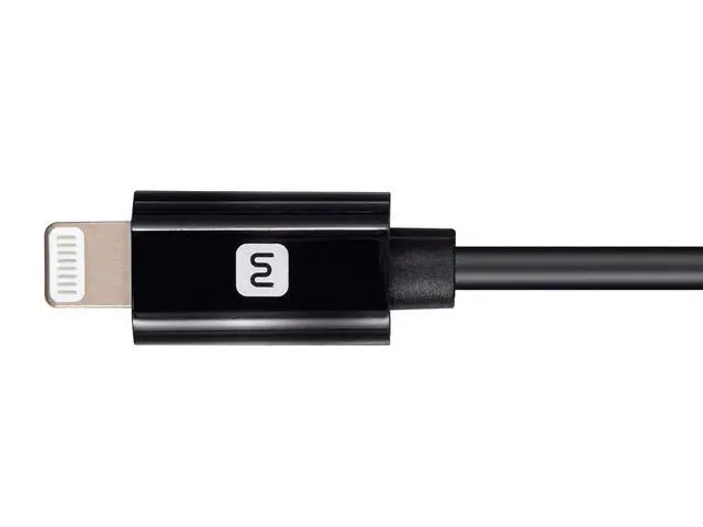Alt view image 4 of 6 - Lightning to USB-C Charging Cable - Apple MFi Certified, 1.5 Feet, Black - Essential Series