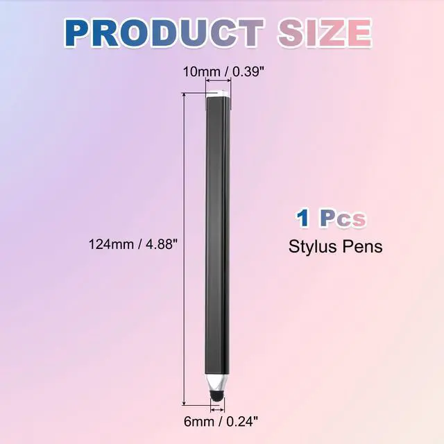 Alt view image 2 of 7 - Stylus Pens for Touch Screen, High Sensitivity Universal Pen Capacitive Digital Pens Touchscreen Stylus for Phone Tablets Laptop Touch Screen Devices, Black