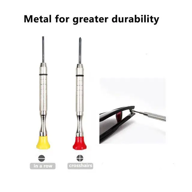 Alt view image 5 of 7 - Small Screwdriver Set -3pcs Flathead and 3pcs Phillips Micro Head Mini Screwdriver Set Precision CRV Eyeglasses Watches Electronics Computer Repair Kit Cool Gadgets Tool Gifts for Men