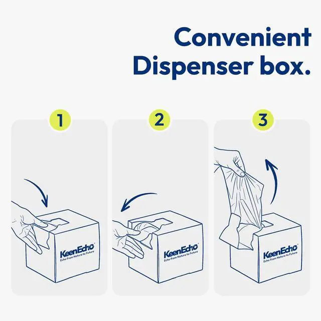 Alt view image 7 of 7 - Small Trash Bags with Handles (1.2/2/2.6/3/4/5/6/8/13 Gallon) - Ocean Plastic Upcycling - Plastic Garbage Bags, Can Bin & Waste Liner for Kitchen, Bathroom, Office&Pets 6 Gal 50 Count