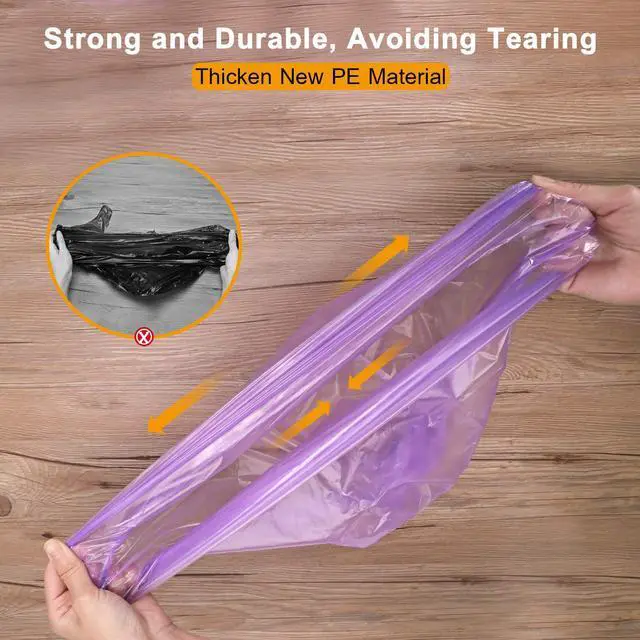 Alt view image 5 of 7 - 4 Gallon Trash Bags 168 Count Extra Thick Small Trash Bags Small Garbage Can Bags for Bathroom Home Office Kitchen
