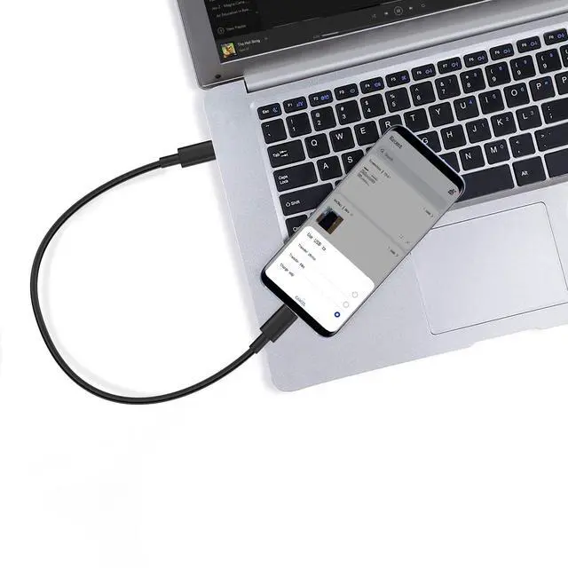 Alt view image 3 of 5 - 5-Pack USB C to Micro USB Cable, Data and Charging Cord 1ft Bulk, Black | Short Type C to MicroUSB Data Transfer Charger Cable Multipack