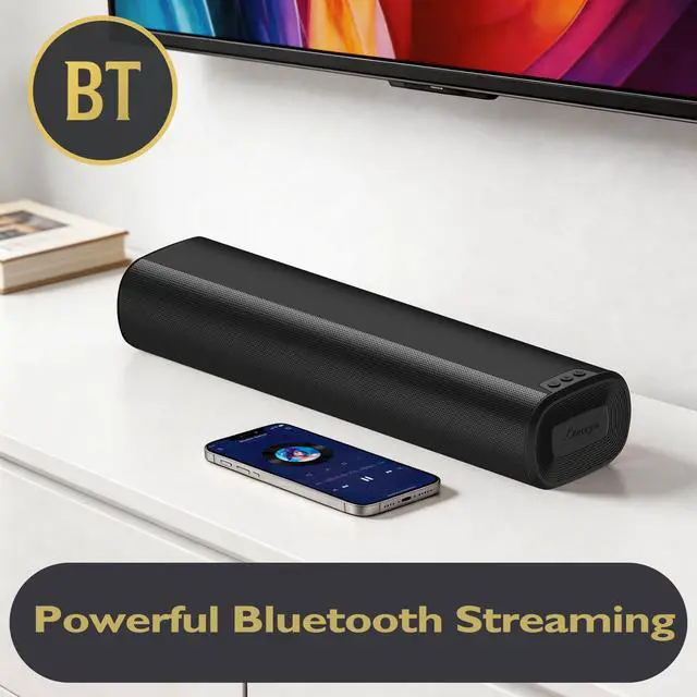 Alt view image 4 of 6 - Edge X 2.0 Soundbar for TV, HDMI ARC, 50W Sound, Bluetooth | Optical, AUX, USB & RCA connections, wall-mountable design, remote control, sound modes included, clear dialogue for TV