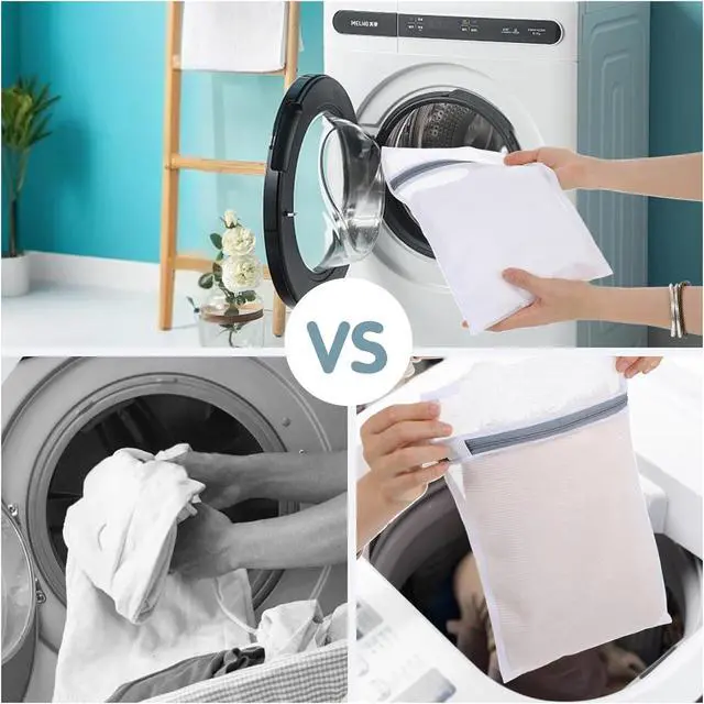 Alt view image 7 of 7 - 4Pcs Mesh Laundry Bags for Delicates, Mini Durable Lingerie Bags for Washing Delicates Machine for Underwear, Socks, Baby Clothes, Travel Organiser, Dirty Garment