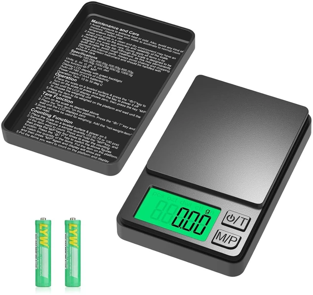 Main image of Digital Pocket Scale 1000g x 0.01g, Diyife Portable Precision Gram Scale