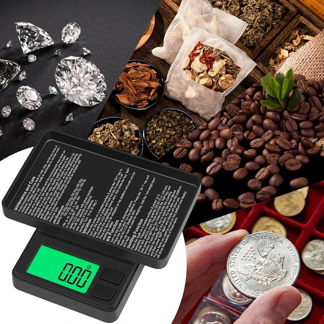 Alt view image 5 of 7 - Digital Pocket Scale 1000g x 0.01g, Diyife Portable Precision Gram Scale