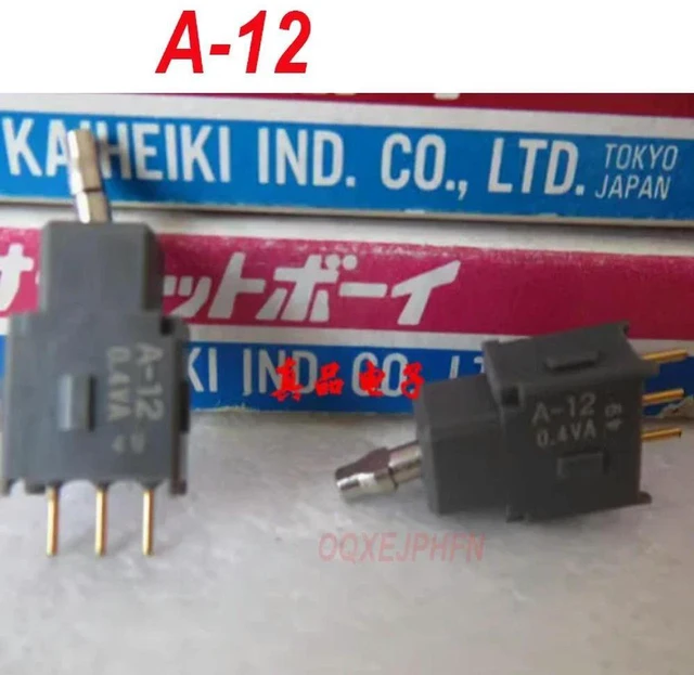Alt view image 2 of 2 - For NKK A-12 0.4VA Miniature toggle switch gold-plated foot 3 foot 2 swing head 1 Pcs