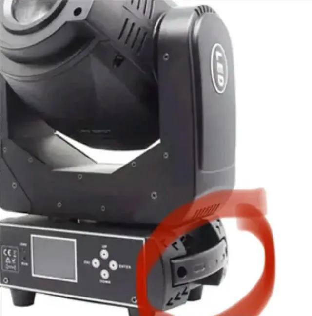 Alt view image 4 of 6 - 2pcs/lot 90W LED Moving Head Light Housing Plastic Handle Cover Replacement