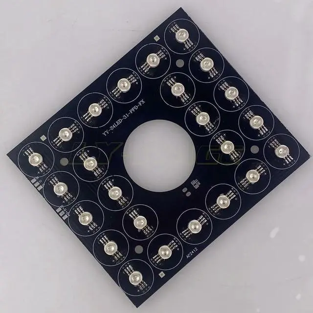 Alt view image 5 of 6 - 24X3W LED Stage Fog Machine Smoke Machine LED Panel Light Source
