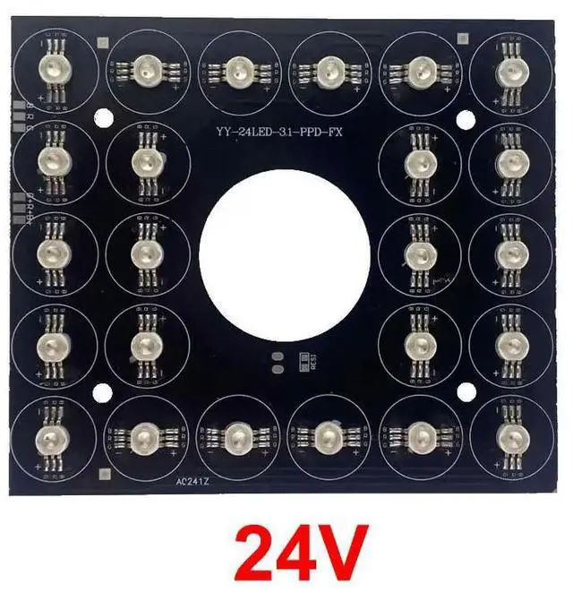 Alt view image 4 of 6 - 24X3W LED Stage Fog Machine Smoke Machine LED Panel Light Source