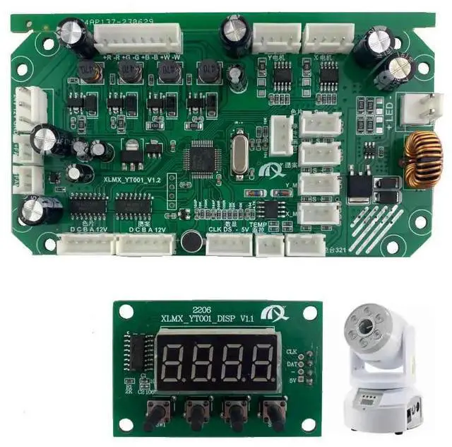 Alt view image 4 of 6 - LED Spot Moving Head Light Mainboard Driver Board Accessories Motherboard Main Display Board
