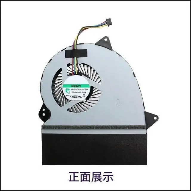 Alt view image 4 of 6 - For ZX50J ZX50V Flying Fortress FX-Pro FX-PLUS GL552JX GL552V Fan