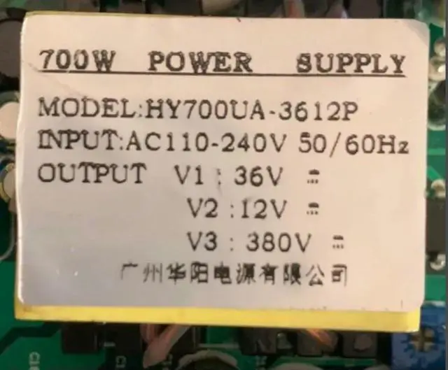 Alt view image 7 of 8 - 700w 36v12v 3612 Spot Wash Beam Moving Head Beam Light Stage Equipment Accessories Power Supply