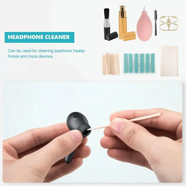 Alt view image 5 of 6 - 8Pcs Professional Headphone Cleaning Kits Durable Safe Earphone Headset Cleaner Tools Headphone Hole Cleaner