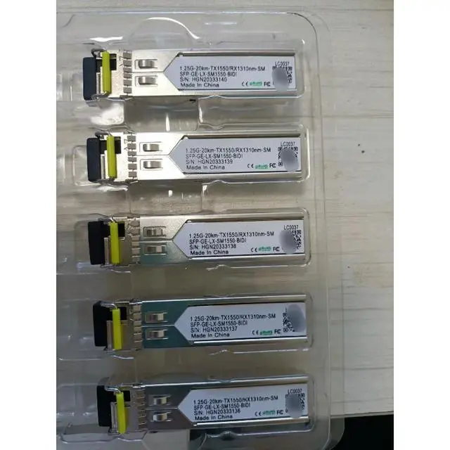 Alt view image 4 of 6 - for SFP-GE-LX-SM1550-BIDI 1.25G BIDI 20km TX1550/RX1310nm LC