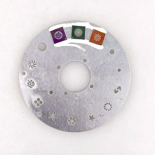 Alt view image 4 of 6 - 10CM 200W/230W Rotating Glass Gobo for Moving Head Lights Color Pattern Disc