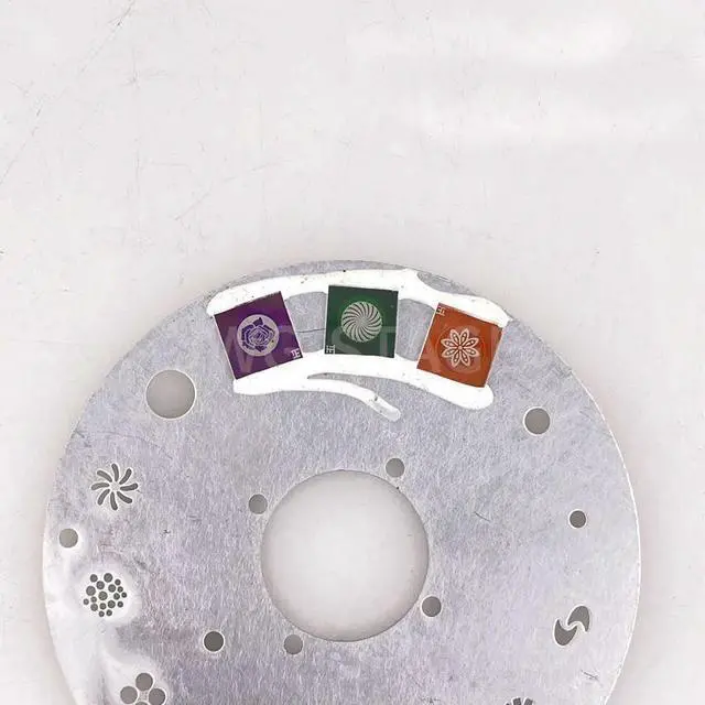 Alt view image 5 of 6 - 10CM 200W/230W Rotating Glass Gobo for Moving Head Lights Color Pattern Disc