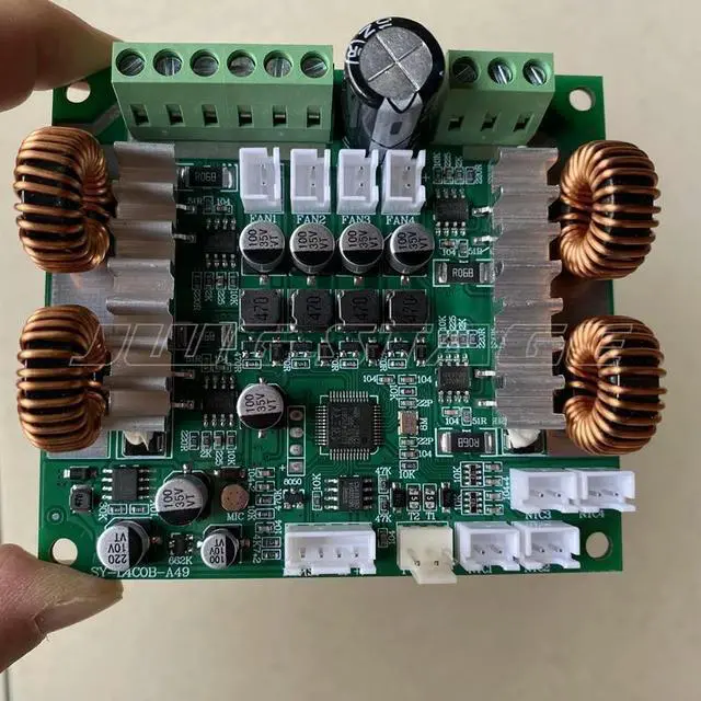 Alt view image 6 of 6 - Single White Motherboard LED Par Motherboard For 4X100W LED Audience Blinder Light
