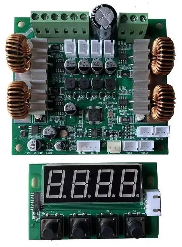 Alt view image 4 of 6 - Single White Motherboard LED Par Motherboard For 4X100W LED Audience Blinder Light