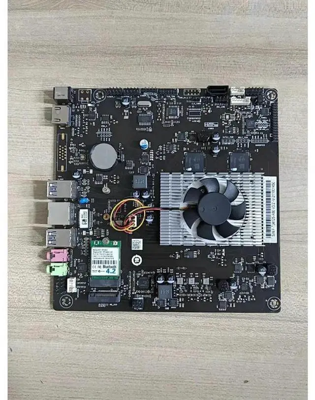 Alt view image 6 of 6 - 17x17cm Mini ITX Motherboard J4125 2.0GHz 10W 8GB RAM M.2 SATA USB3.0 Gigabit Ethernet Cooling Fan F-TJ4125-A80 V3.2 for