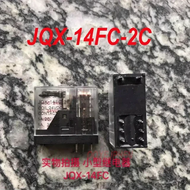 Alt view image 2 of 2 - For JQX-14FC-2C Small Relay DC24V 10A 250V Welding 8 Feet 1 PCS