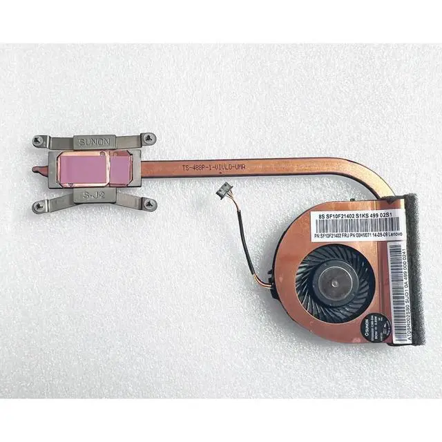 Alt view image 4 of 6 - For Thinkpad T440 Integrated Fan Integrated Graphics Card Fan Heat Sink Copper Tube 00HM071
