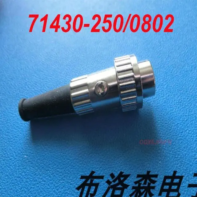 Alt view image 5 of 6 - For PREH 71430-250/0802 5P circular DIN male pin plug 5-pin 240-degree pin distribution