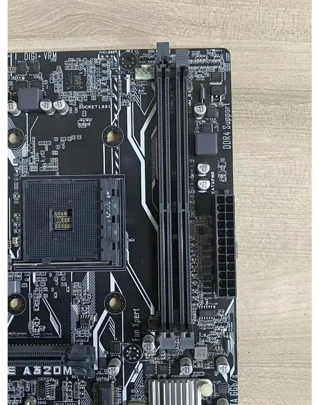 Alt view image 6 of 6 - for PRIME A320M-K AM4 Motherboard 1-5th Gen CPU DDR4 M.2 VGA DVI HDMI PCI-E 3.0 SATA III I/O Shield Free Thermal Grease