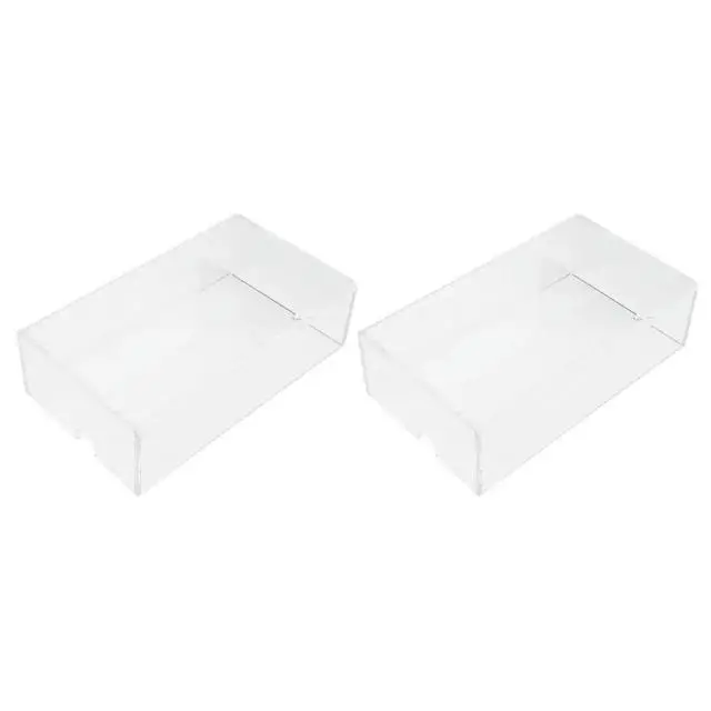 Alt view image 6 of 6 - 2Pcs Transparent Acrylic Mouse Cover Scratch Resistant Durable Protective Case for Laptop Office Use Mouse