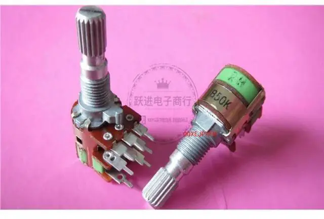 Alt view image 3 of 4 - For ALPHA B50K Duplex B503 Audio Speaker Amplifier Volume with Switch Potentiometer Length 8 feet