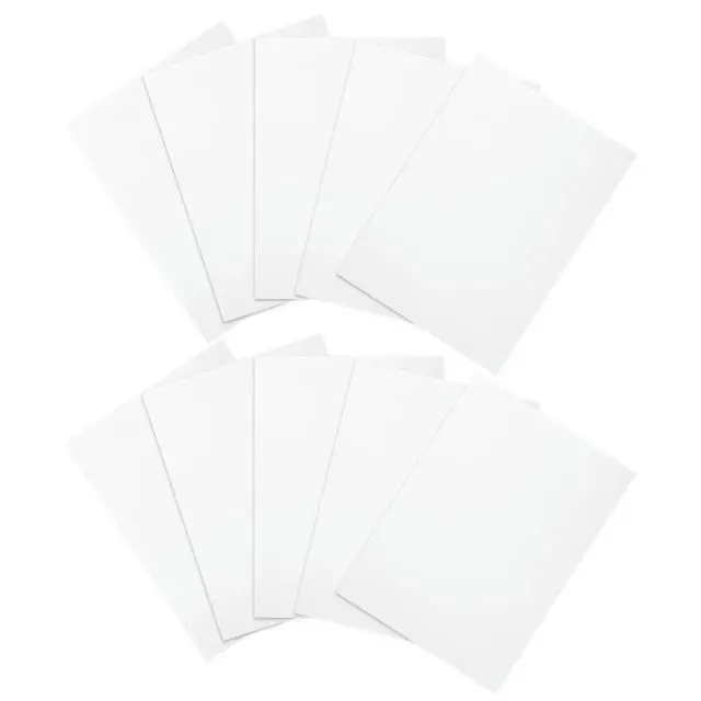 Alt view image 5 of 6 - 100 Sheets A4 Blank Thick Printing Paper Smooth Heavyweight Paper for Laser Inkjet Printers DIY Projects Office