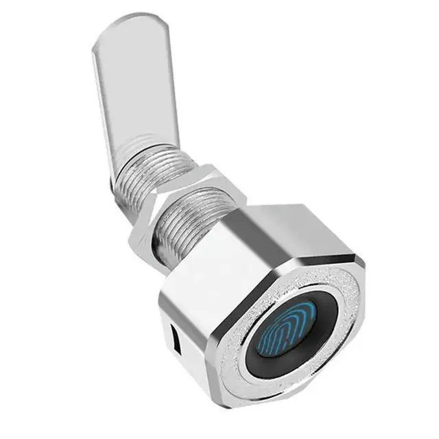 Alt view image 5 of 6 - 2X Tuya life APP Remote Control Fingerprint Cabinet Drawer Strongbox Mailbox Electric Lock Silver L2