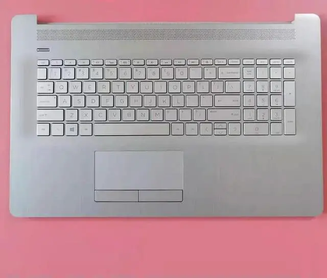 Alt view image 4 of 6 - For 17-BY C Case with Backlit Keyboard Palm Holder with ODD Silver L92783-001